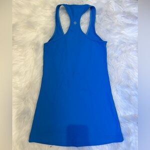 Lululemon Blue Cool Racer Back Tank Size 4 Perfect condition!